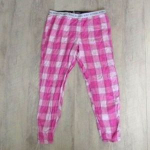 Victoria's Secret Pink Plaid Pajamas Pants Sz Med